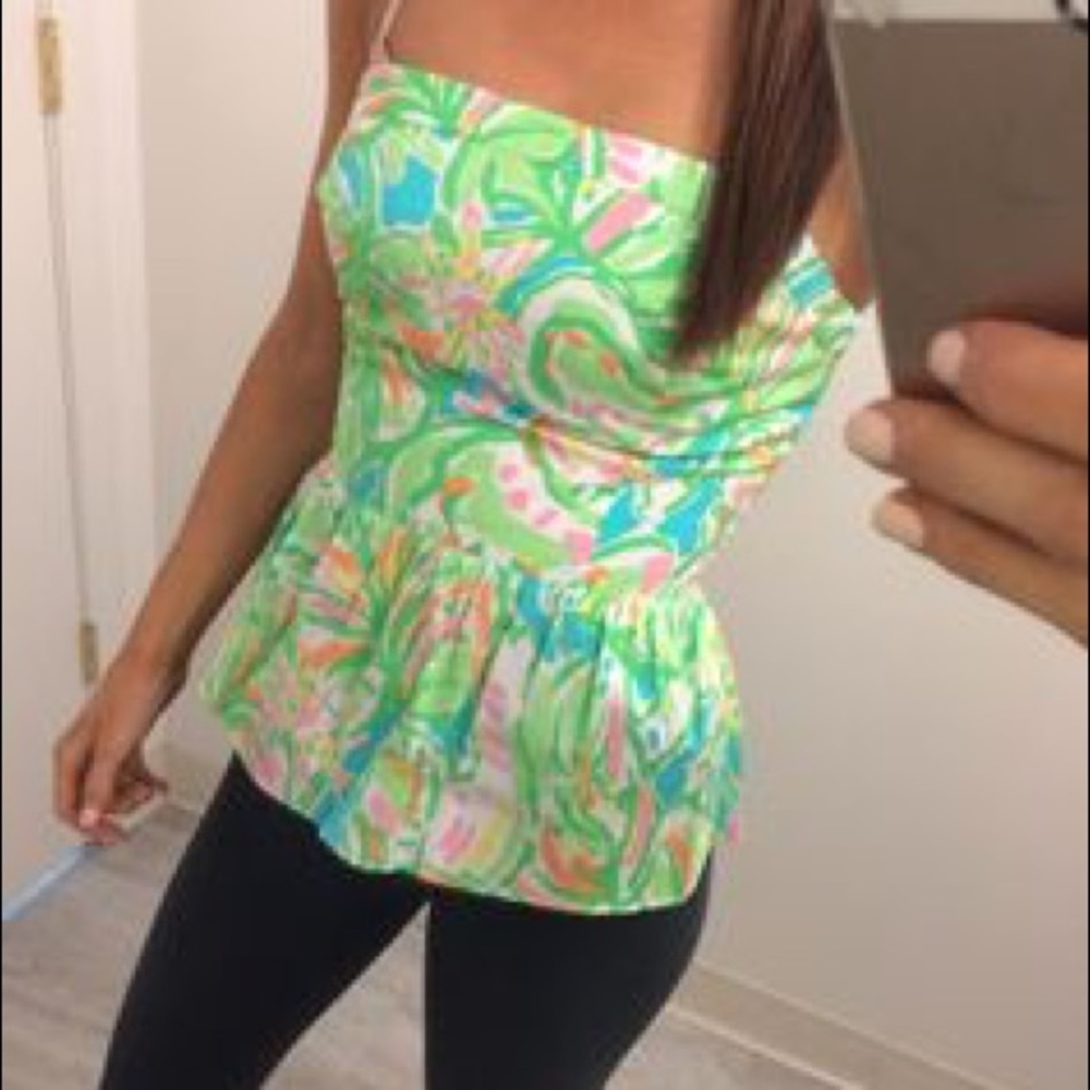 Lilly Pulitzer peplum top